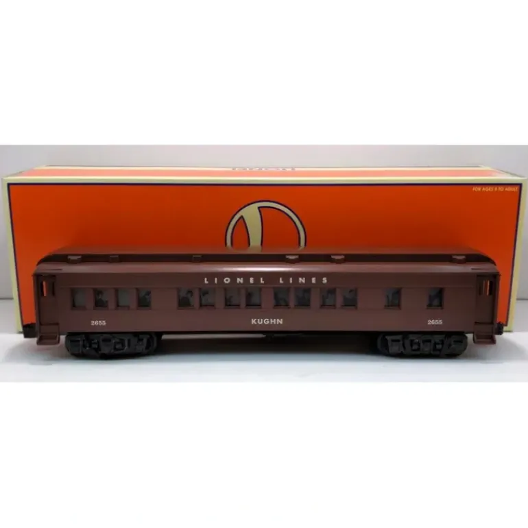 Lionel 6-29139 O Gauge Lionel Line "Kughn" Madison Passenger Car #2655 - Model Train Junction: Quality Parts and Art Supplies