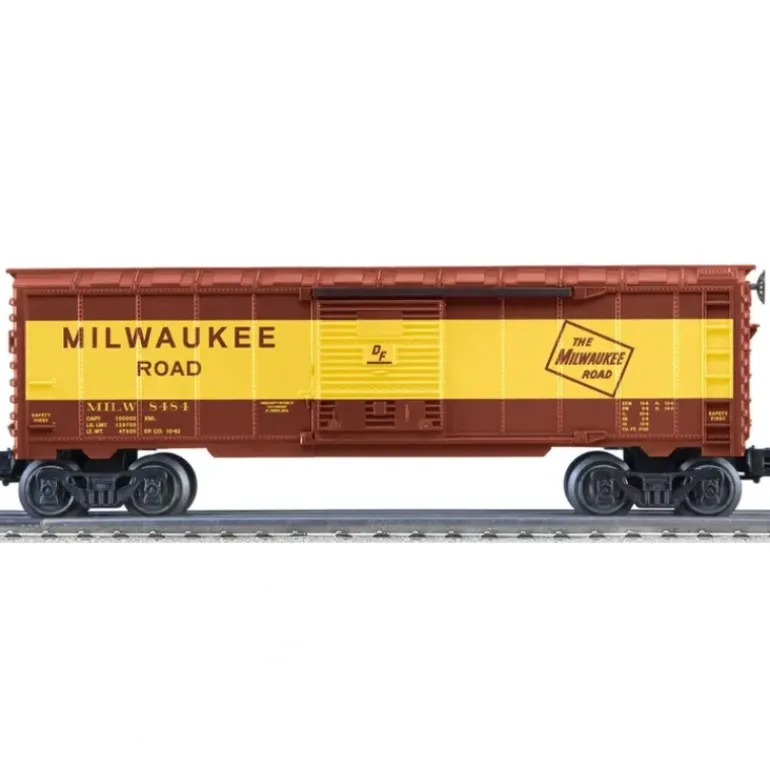 Lionel 6-25077 O Gauge Milwaukee Road Boxcar #8484 - Model Train Junction: Quality Parts and Art Supplies