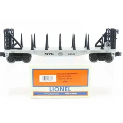 Lionel 6-26380 O Gauge New York Central Flatcar w/Bulkheads - Model Train Junction: Quality Parts and Art Supplies