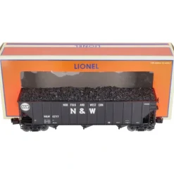 Lionel 6-271296 O Gauge Norfolk & Western 3-Bay Open Hopper #10717 - Model Train Junction: Quality Parts and Art Supplies
