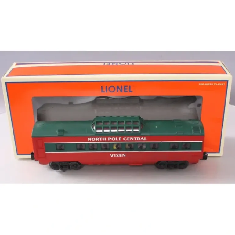 Lionel 6-25196 O Gauge North Pole Central "Vixen" Vista Dome - Model Train Junction: Quality Parts and Art Supplies