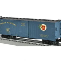 Lionel 6-27274 O Gauge Polar Railroad Wood-Sheathed Boxcar #1201 - Model Train Junction: Quality Parts and Art Supplies