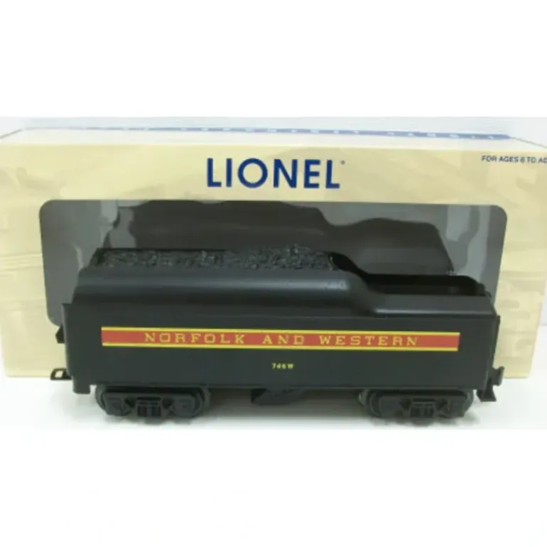 Lionel 6-29850 O Gauge PWC Norfolk & Western J Class Whistle Tender #746W - Model Train Junction: Quality Parts and Art Supplies