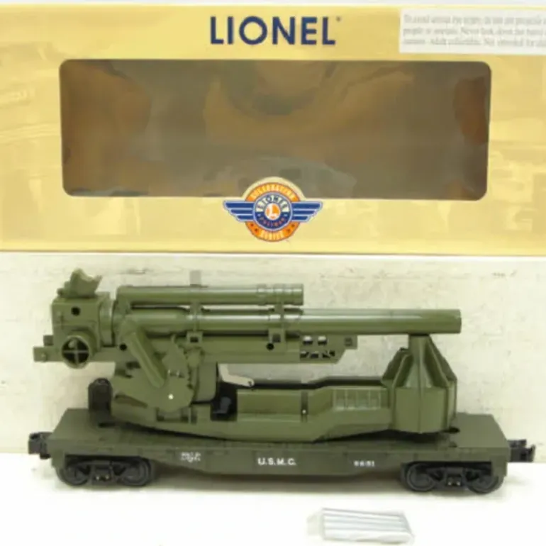 Lionel 6-29853 O Gauge PWC US Marines Big John Cannon Car #6651 - Model Train Junction: Quality Parts and Art Supplies
