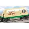 Lionel 6-26367 O Gauge Santa Egg Nog Flatcar w/Container - Model Train Junction: Quality Parts and Art Supplies