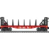 Lionel 6-26390 O Gauge Santa Fe Flatcar with Bulkheads - Model Train Junction: Quality Parts and Art Supplies