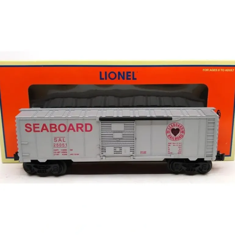 Lionel 6-25051 O Gauge Seaboard Boxcar - Model Train Junction: Quality Parts and Art Supplies