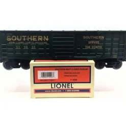 Lionel 6-15028 O Gauge Southern Waffle-Side Boxcar #539889 - Model Train Junction: Quality Parts and Art Supplies