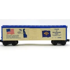 Lionel 6-7601 O Gauge State of Delaware Boxcar EX - Model Train Junction: Quality Parts and Art Supplies