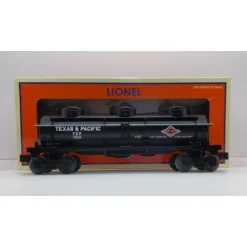 Lionel 6-36128 O Gauge Texas & Pacific 3-Dome Tank Car - Model Train Junction: Quality Parts and Art Supplies