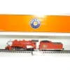 Lionel 6-28699 O Holiday Red 2-8-2 Steam Locomotive & Tender #25 - Model Train Junction: Quality Parts and Art Supplies