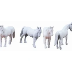Lionel 6-21611 O Horses Circus Animals Figures (Set of 4) - Model Train Junction: Quality Parts and Art Supplies