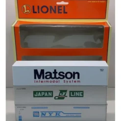 Lionel 6-12987 O Intermodal Containers (Pack of 3) NIB - Model Train Junction: Quality Parts and Art Supplies