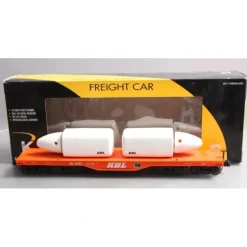 Lionel 6-22584 O KBL Wind Turbine Technologies 16-Wheel Flatcar w/ 2 Turbines - Model Train Junction: Quality Parts and Art Supplies