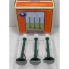 Lionel 6-29247 O Mainline Classic Green Street Lamps (Set of 3) - Model Train Junction: Quality Parts and Art Supplies