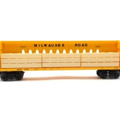 Lionel 2043053 O Milwaukee Road Standard Centerbeam Flatcar #6318 LN - Model Train Junction: Quality Parts and Art Supplies