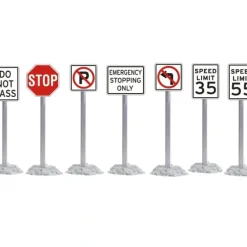 Lionel 6-21730 O Regulatory Sign Pack (12) - Model Train Junction: Quality Parts and Art Supplies