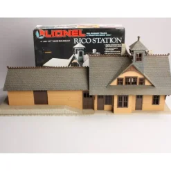Lionel 6-2709 O Rico Station Building Kit - Assembled - Model Train Junction: Quality Parts and Art Supplies