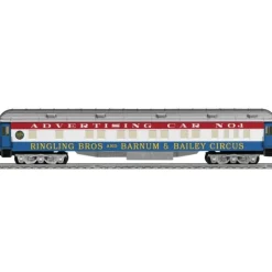 Lionel 6-22513 O Ringling Bros. 1938-46 18" Heavyweight Advertising Car - Model Train Junction: Quality Parts and Art Supplies