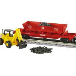 Lionel 6-21664 O Rock Island Operating Coal Dump Car with Vehicle - Model Train Junction: Quality Parts and Art Supplies