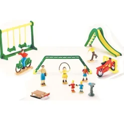 Lionel 6-21373 O School Yard Figures Plus Accessories (Set of 7) - Model Train Junction: Quality Parts and Art Supplies