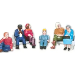 Lionel 6-21370 O Sitting Figures W/ 2 Benches (Set of 6) - Model Train Junction: Quality Parts and Art Supplies