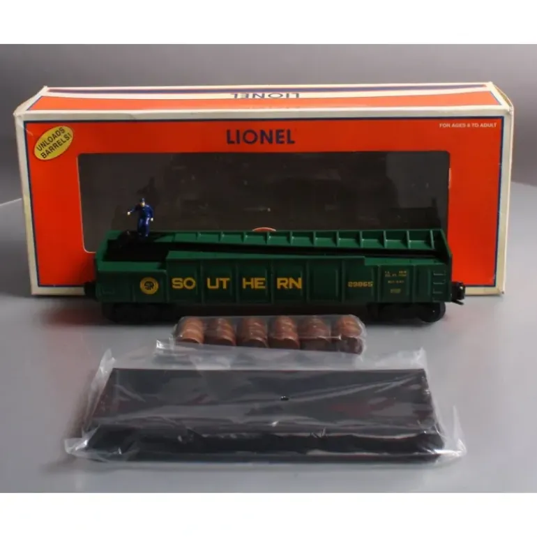 Lionel 6-29865 O Southern Operating Barrel Car - Model Train Junction: Quality Parts and Art Supplies