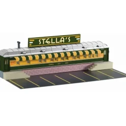 Lionel 6-22330 O Stellas Smoking Heavyweight Car Diner with Parking Lot - Model Train Junction: Quality Parts and Art Supplies