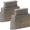 Lionel 6-22363 O Stone-Style Bridge Piers (Pack of 2) - Model Train Junction: Quality Parts and Art Supplies