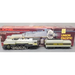 Lionel 6-8002 O Union Pacific Berkshire 2-8-4 Steam Locomotive & Tender #8002 VG/Box - Model Train Junction: Quality Parts and Art Supplies