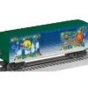 Lionel 6-29306 PRR Lighted Holiday Hi-Cube Boxcar - Model Train Junction: Quality Parts and Art Supplies
