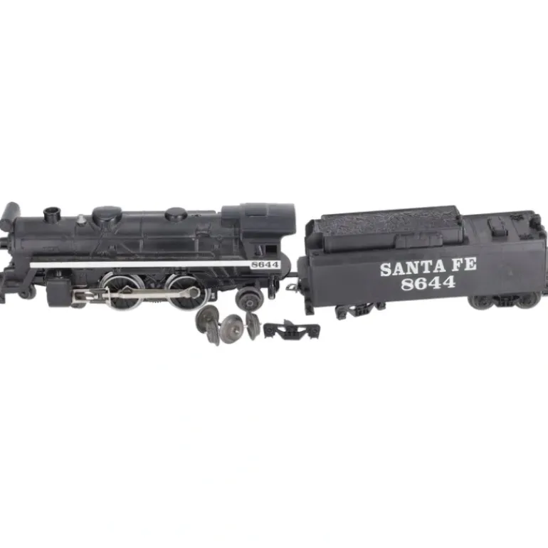 Lionel 6-18644 Santa Fe 4-4-2 Steam Locomotive #8644 VG - Model Train Junction: Quality Parts and Art Supplies