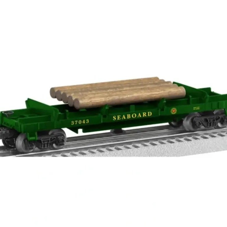 Lionel 6-37043 Seaboard Log Dump Car - Model Train Junction: Quality Parts and Art Supplies