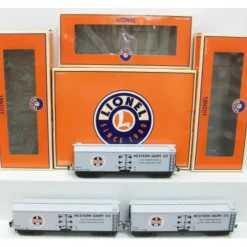 Lionel 6-21857 Western Dairy Milk Cars (Set of 3) - Model Train Junction: Quality Parts and Art Supplies