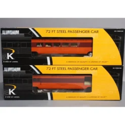 Lionel K-Line 6-22277 Milw. Rd. Hiawatha 18" Passenger Car (Set of 2) - Model Train Junction: Quality Parts and Art Supplies