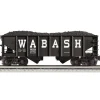 Lionel K-Line 6-22447 O Wabash Die Cast 2-Bay Ribbed Hopper Car #37751 - Model Train Junction: Quality Parts and Art Supplies