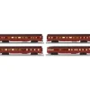 Lionel K-Line 6-22433 PRR Broadway Limited 18" 4 Car Aluminum Passenger Set - Model Train Junction: Quality Parts and Art Supplies