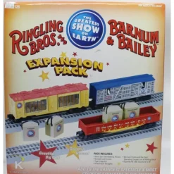 Lionel K-Line 6-22126 Ringling Bros. Circus Train Expansion Pack - Model Train Junction: Quality Parts and Art Supplies