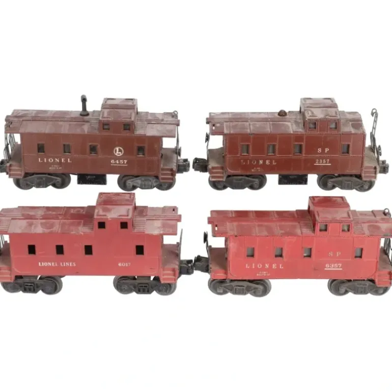 Lionel Vintage O Cabooses : 6457, 2357, 6357, 6017 [4] VG - Model Train Junction: Quality Parts and Art Supplies