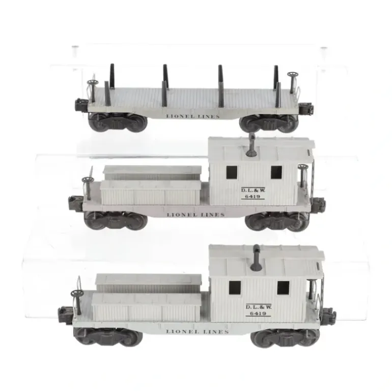 Lionel Vintage O Gauge Freight Cars: 6419, 6419, 2411 [3] VG - Model Train Junction: Quality Parts and Art Supplies