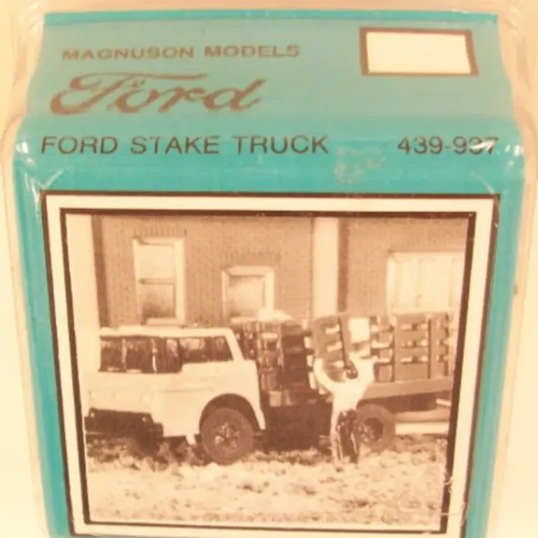 Magnuson Models 439-937 HO Ford Stake Truck Kit - Model Train Junction: Quality Parts and Art Supplies