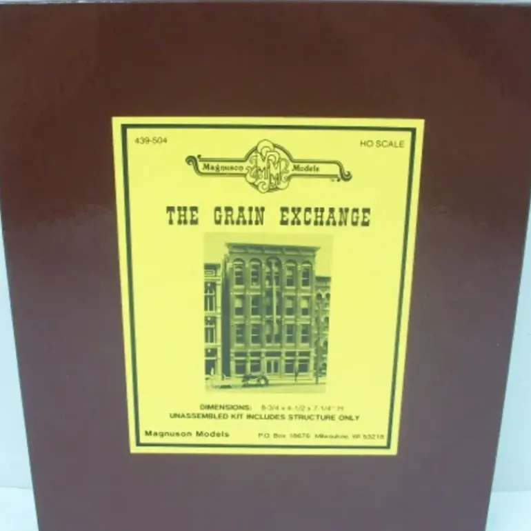 Magnuson Models 439-504 HO Grain Exchange Kit - Model Train Junction: Quality Parts and Art Supplies