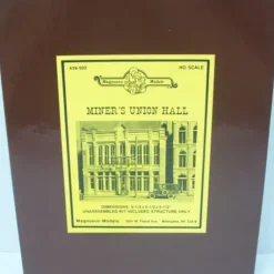 Magnuson Models 439-502 HO Miner's Union Hall Kit - Model Train Junction: Quality Parts and Art Supplies