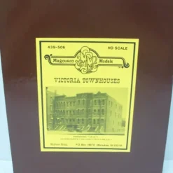 Magnuson Models 439-506 HO Victoria Townhouses Buildings Structure Kit - Model Train Junction: Quality Parts and Art Supplies