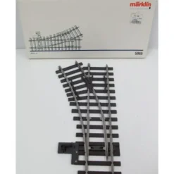 Marklin 5965 1 Gauge 23-5/8" Radius 30 Left Hand Manual Switch Turnout - Model Train Junction: Quality Parts and Art Supplies