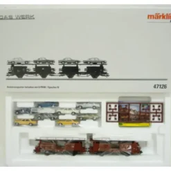 Marklin 47126 Auto Transport Car w/ 8 Automobiles - Model Train Junction: Quality Parts and Art Supplies
