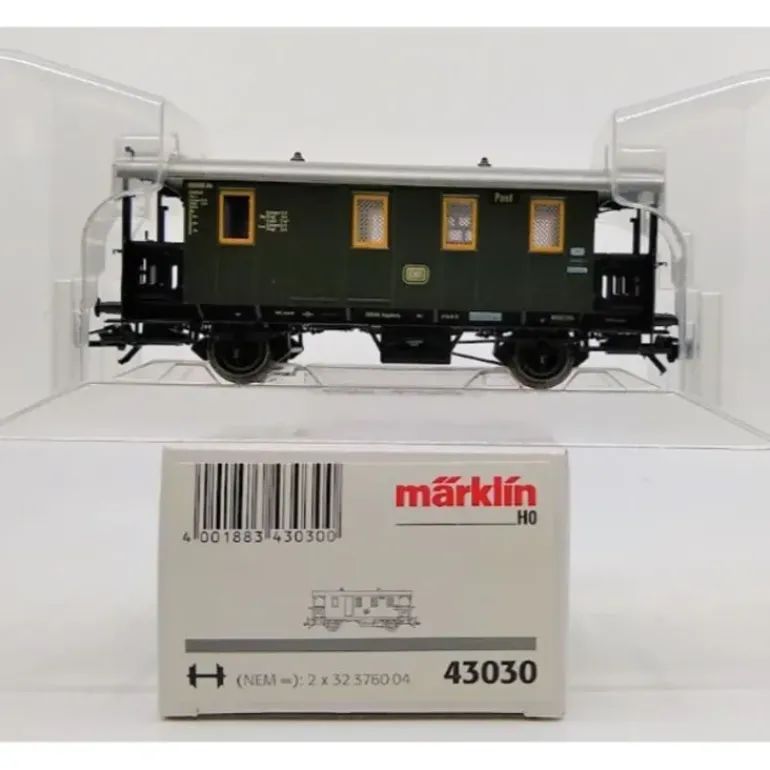 Marklin 43030 DB Baggage Car - Model Train Junction: Quality Parts and Art Supplies