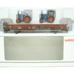 Marklin 46948 DB Flatcar w/ 2 Tractors - Model Train Junction: Quality Parts and Art Supplies