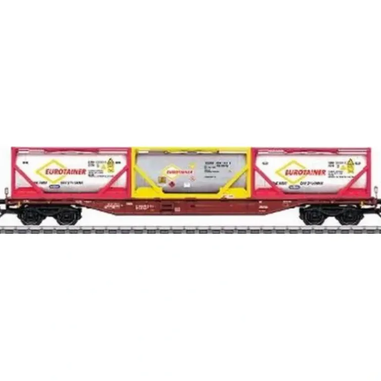 Marklin 47072 DBAG Flatcar with Tank Containers - Model Train Junction: Quality Parts and Art Supplies
