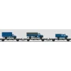 Marklin 48724 Flat Car Set 3 THW Exclusive - Model Train Junction: Quality Parts and Art Supplies
